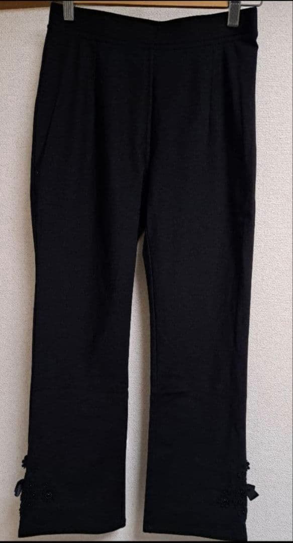 新品定価17600円　スーパービューティー　裏起毛ハイテンション パンツ40M黒