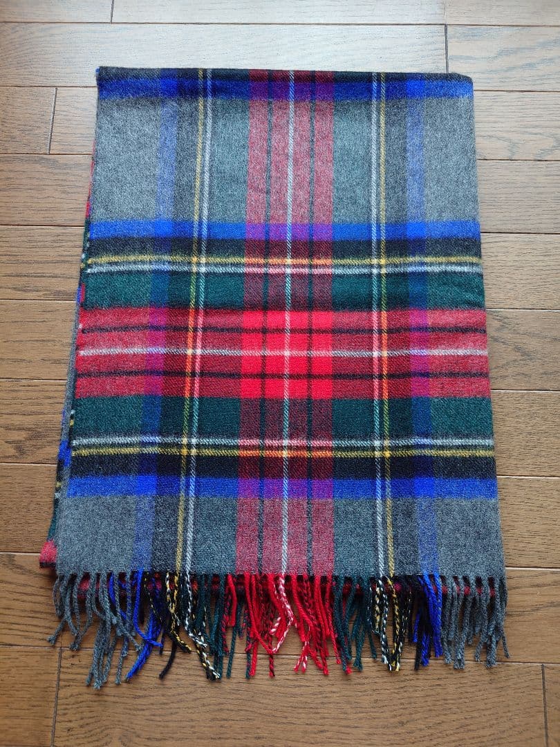 ジョンストンズ オブ エルガン　大判ストール　グレースチュワート