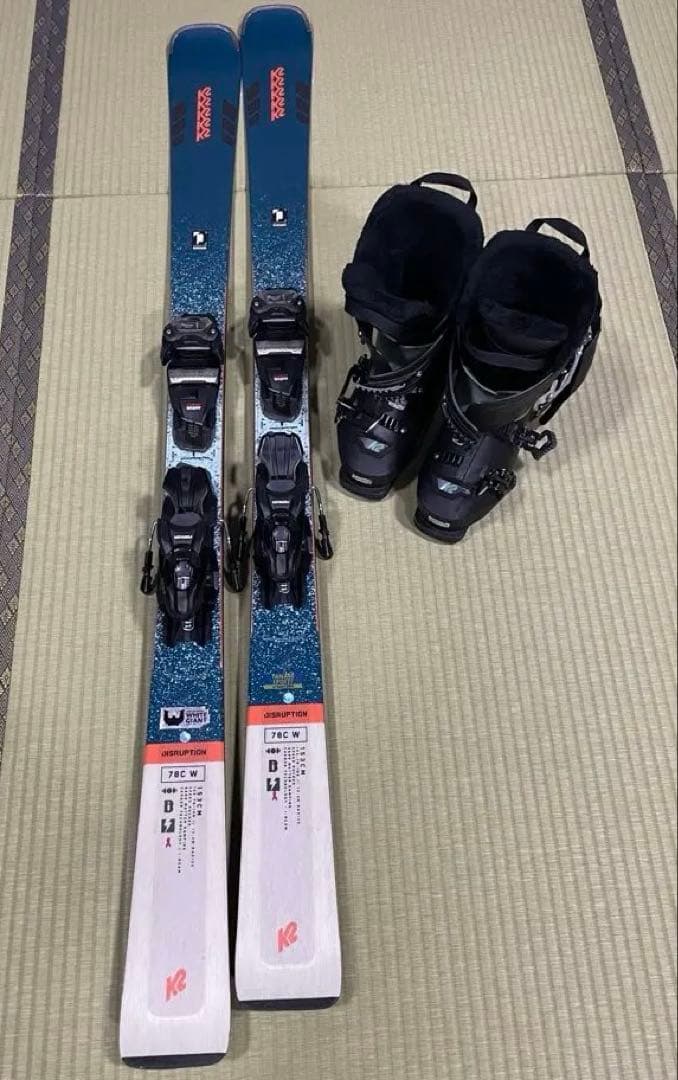 K2 Disruption 78C W スキー板 155cm ブーツ付き