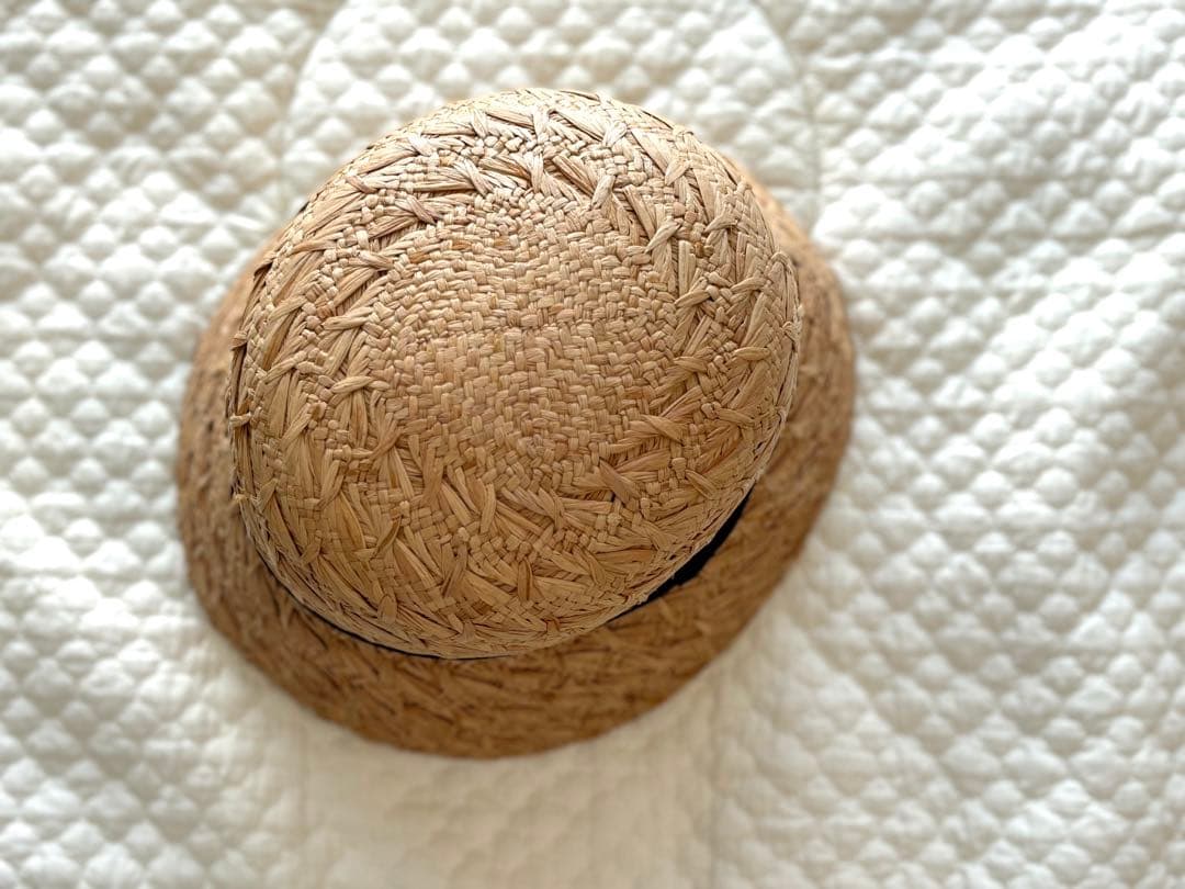 UNLIENSアンリアン raffia baguette hat