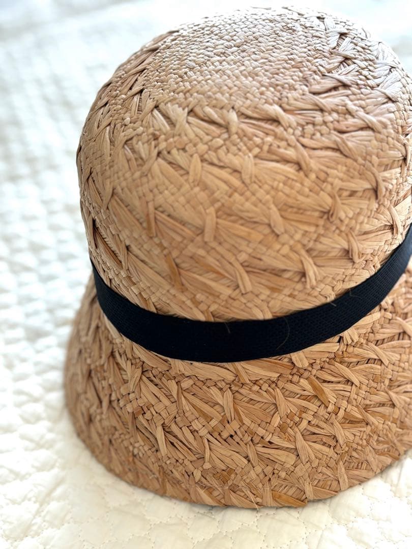 UNLIENSアンリアン raffia baguette hat