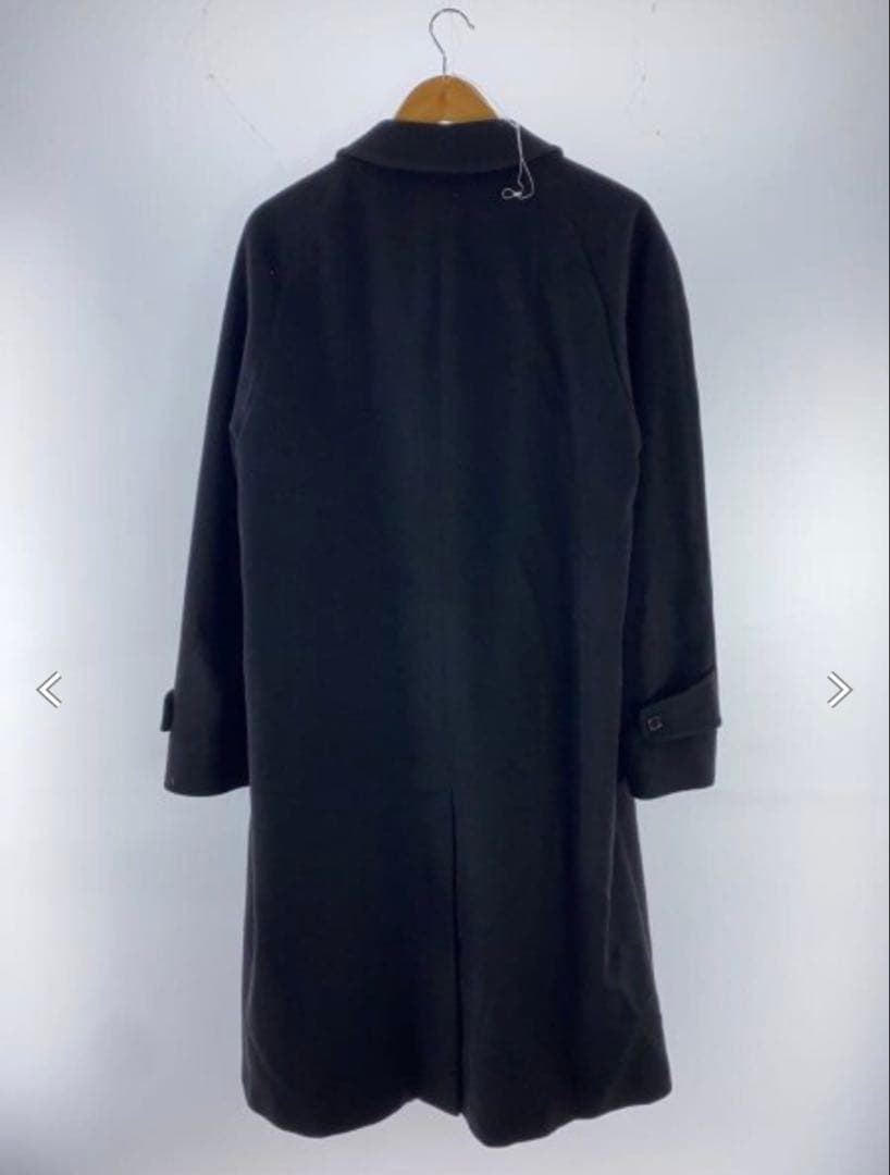 Aquascutum ブラック チェスターコート カシミヤ カシミア