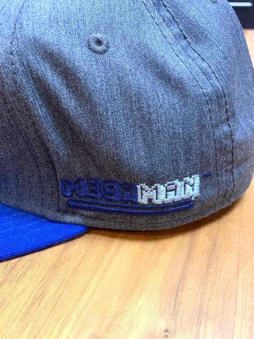 ロックマン MEGAMAN キャップ 刺繍 ドット 未使用 タグ付き