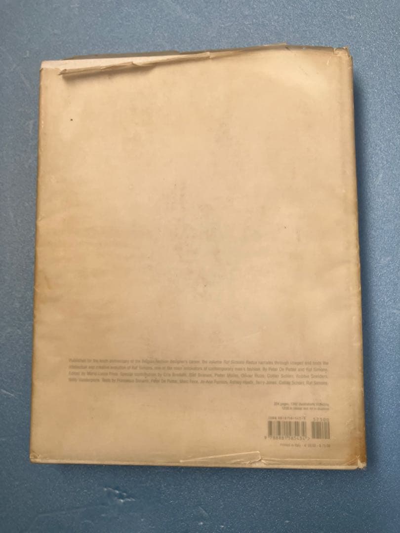 超貴重絶版本！ラフシモンズ10周年記念写真集/REDUX(価格相談)