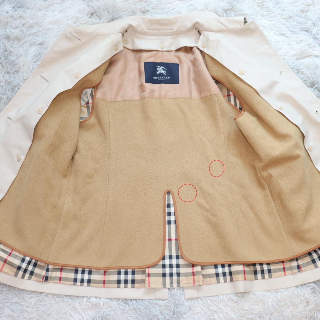タグ付き✨バーバリー✨ライナー付きショートトレンチコート　ノバチェック　ベージュ