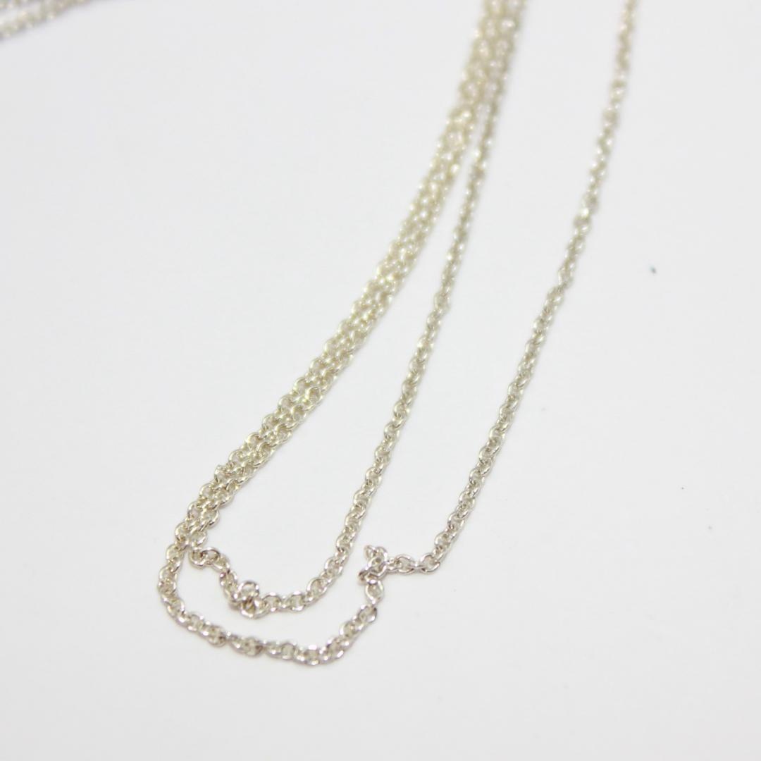 美品 Tiffany&Co. ティファニー フォールドハート ネックレス 925