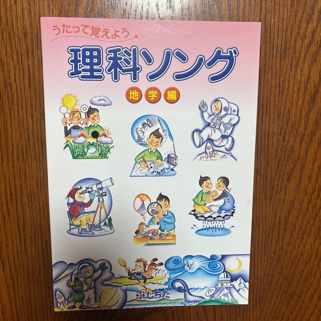 七田式/しちだ式　理科ソング・社会科ソング5冊セット