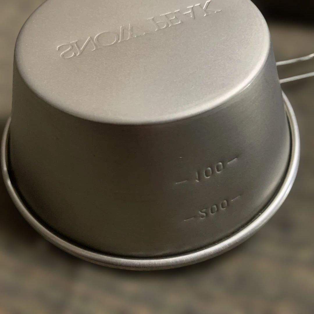 スノーピーク　チタンシェラカップ　旧ロゴ　大文字　ヤマコウ　廃盤品