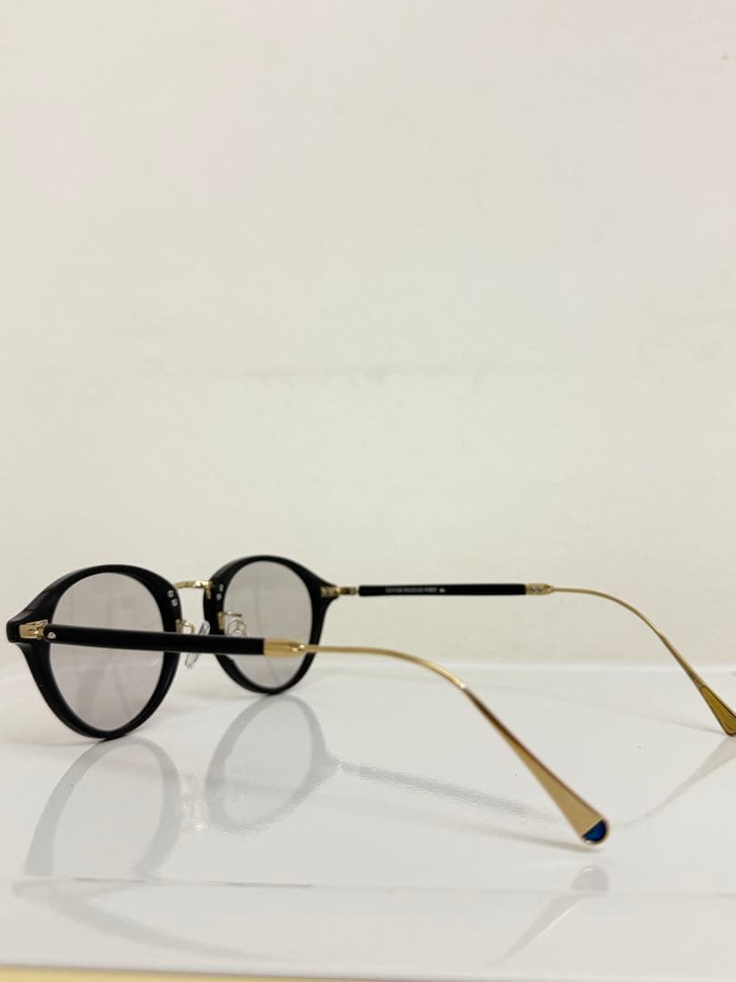 OLIVER PEOPLES STINSON BKG チタン メガネ 度なし