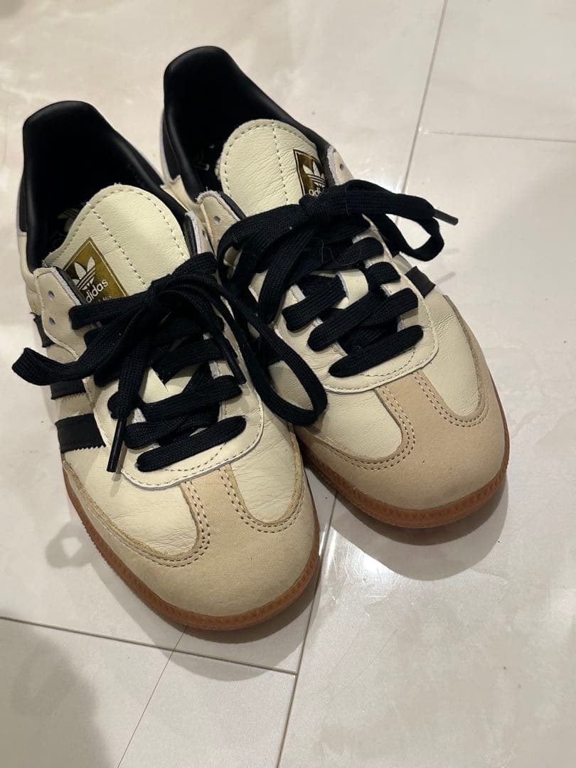 adidas Samba スニーカー クリーム/ブラック