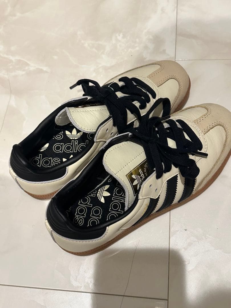 adidas Samba スニーカー クリーム/ブラック