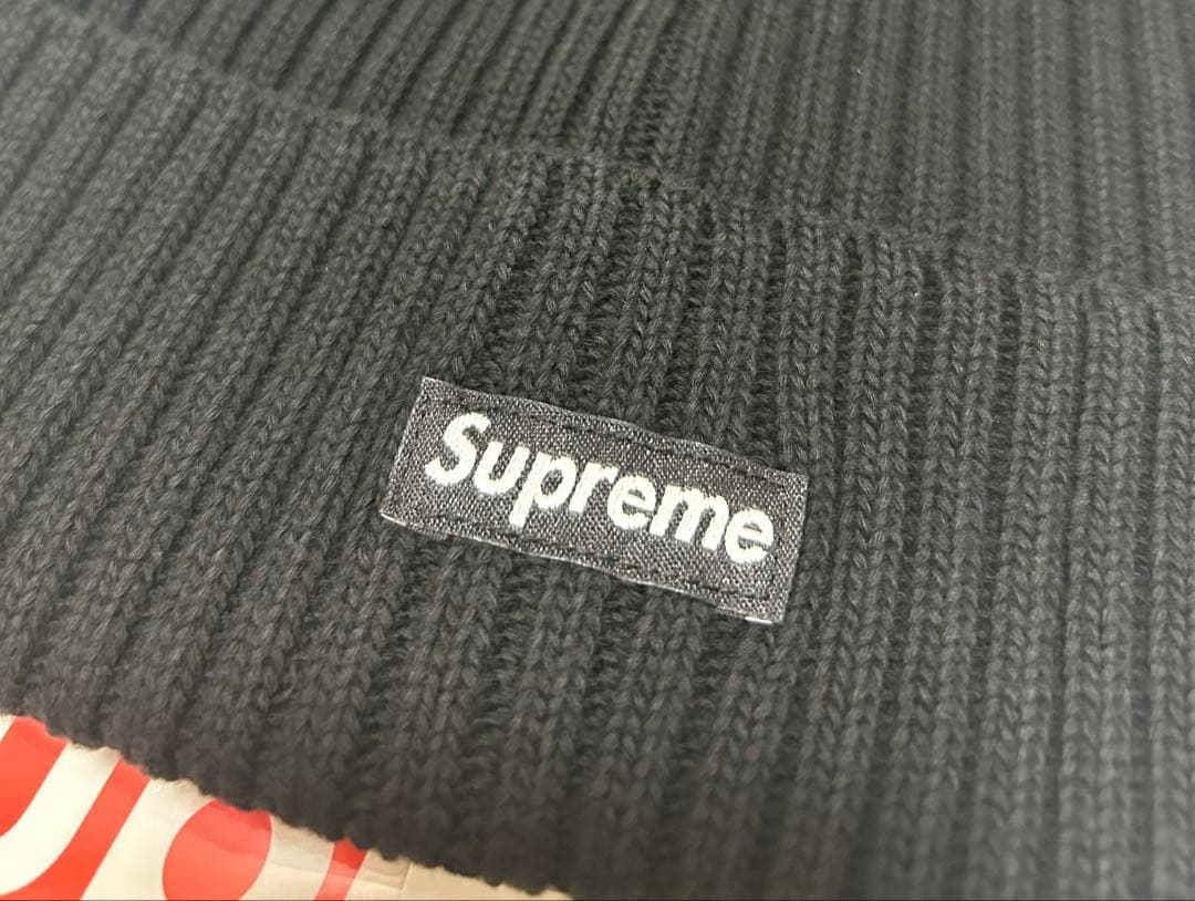 24時間以内発送 新品 黒 25ss Overdyed Beanie