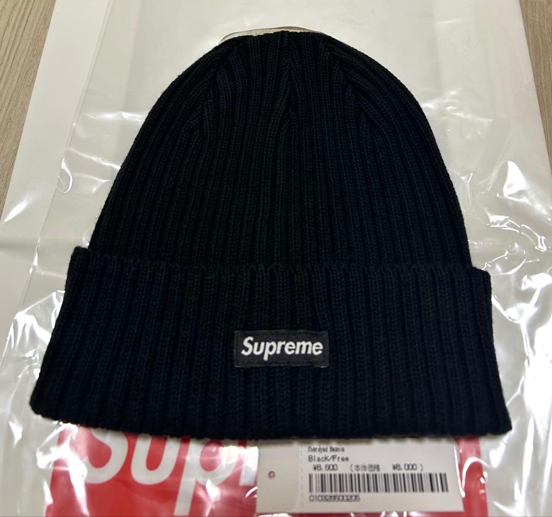 24時間以内発送 新品 黒 25ss Overdyed Beanie