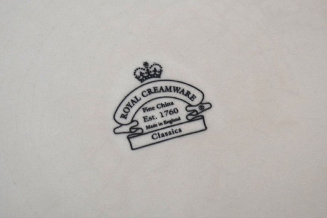  CREAMWARE ヴィンテージ　アンティーク　プレート