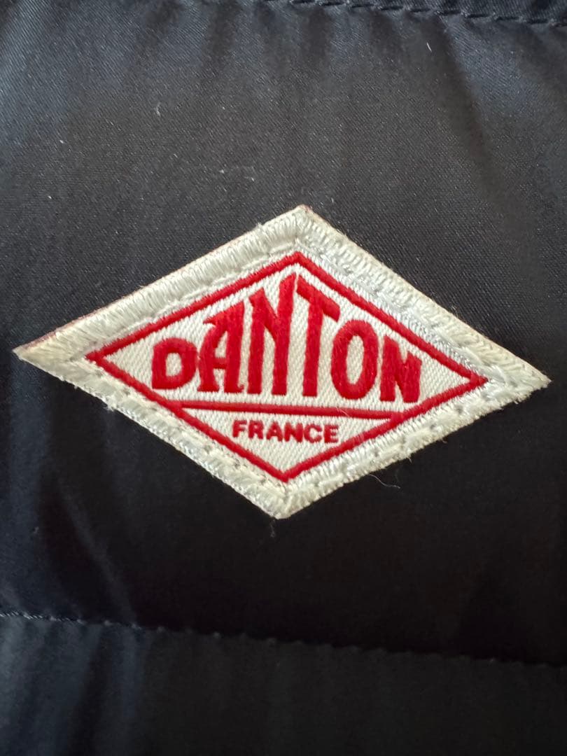 美品✨　現行　[DANTON/ダントン] インナーダウン クルーネックベスト　L