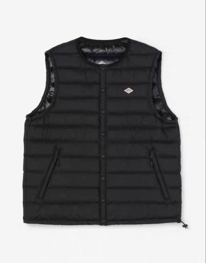 美品✨　現行　[DANTON/ダントン] インナーダウン クルーネックベスト　L
