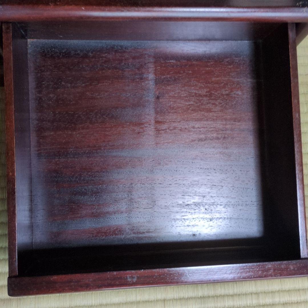 昭和レトロ 茶箪笥 シェルフ 唐木茶棚　飾り棚 アンティーク
