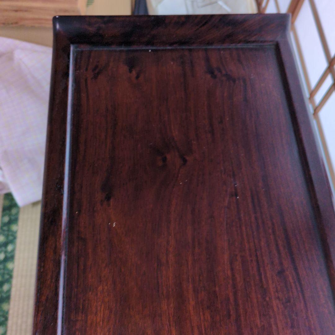 昭和レトロ 茶箪笥 シェルフ 唐木茶棚　飾り棚 アンティーク