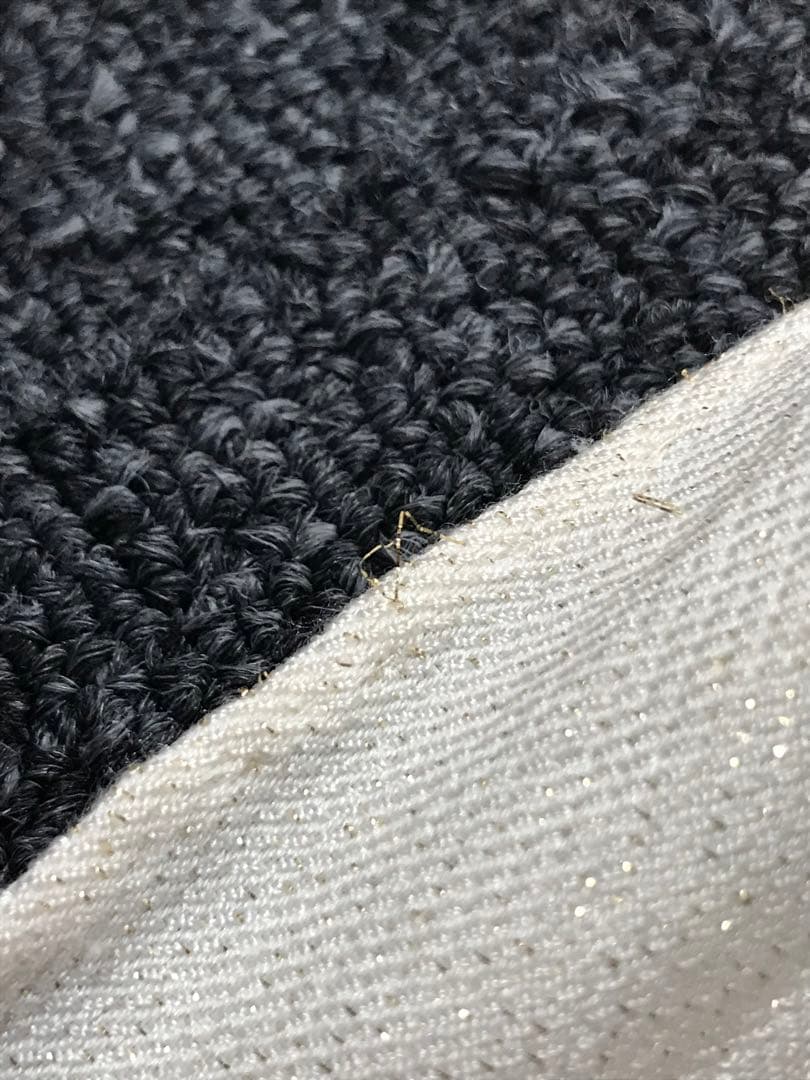 ルイヴィトン　モノグラム　シルク　ショール　ストール　ラメ　金糸　大判