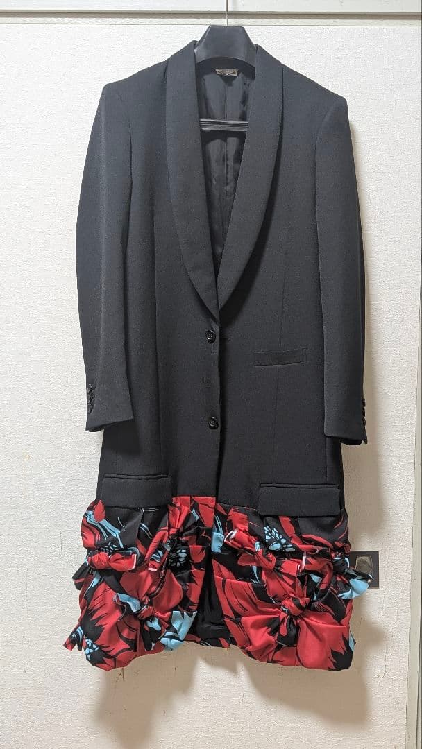COMME des GARÇONS 24ss ロングテーラードジャケット リボン
