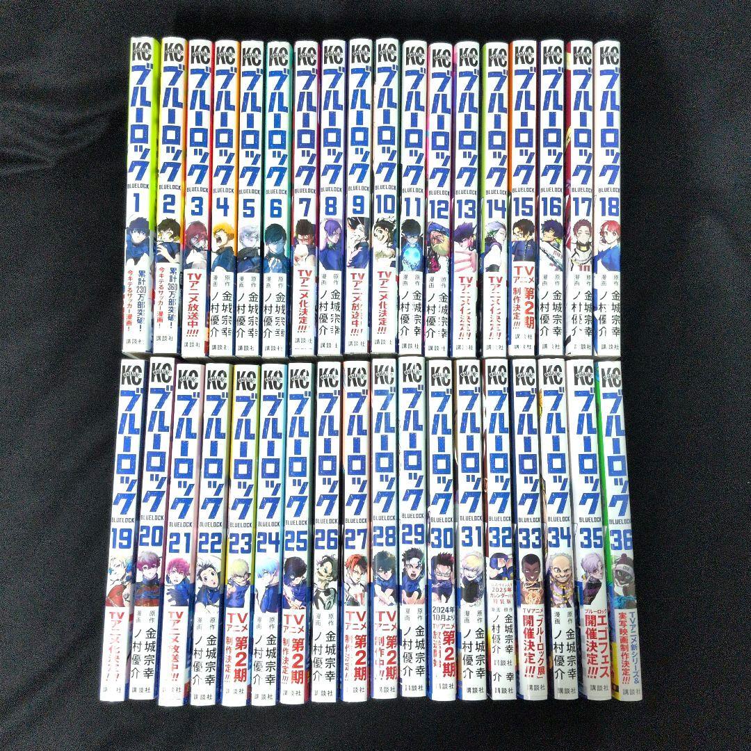【週末限定お値下げ】【新品有】ブルーロック 1-36巻 全巻 キャラクターブック