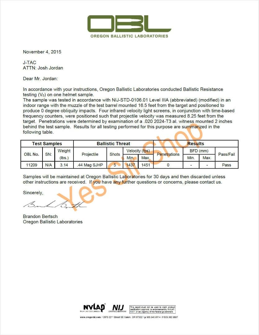 JJW製 NIJ レベル3A Fast SF 防弾ヘルメット OD M/L 2