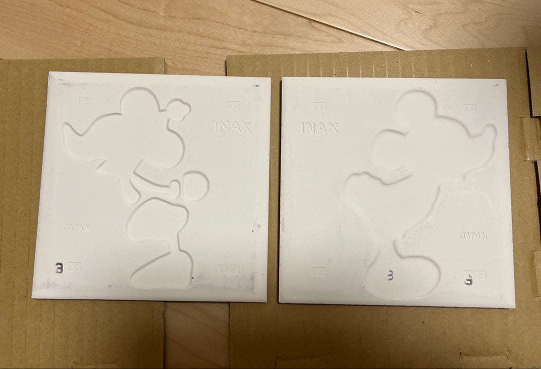 ミッキー&ミニー エコカラットDisney INAX タイル新品