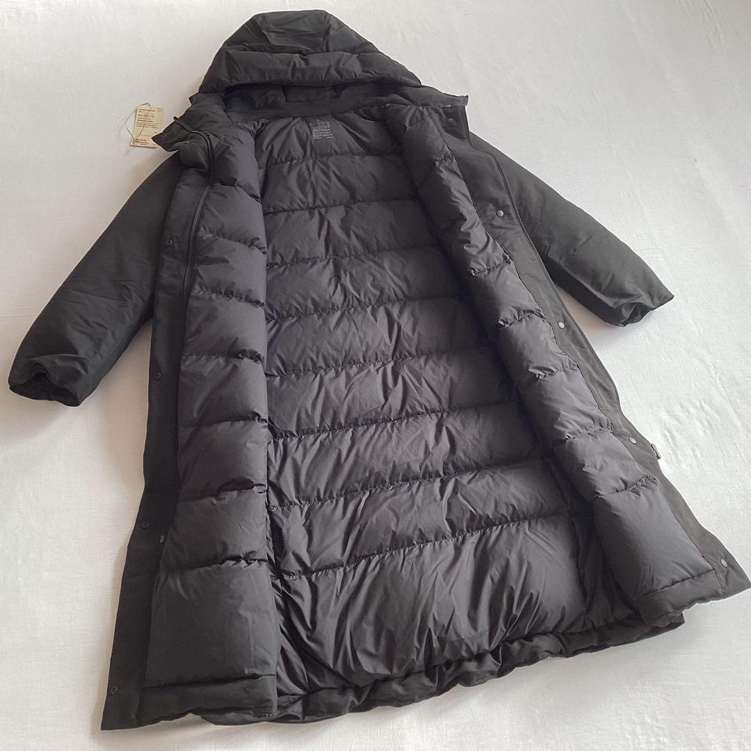 無印良品　撥水ダウンロングコート　婦人　XL サイズ　黒　MUJI