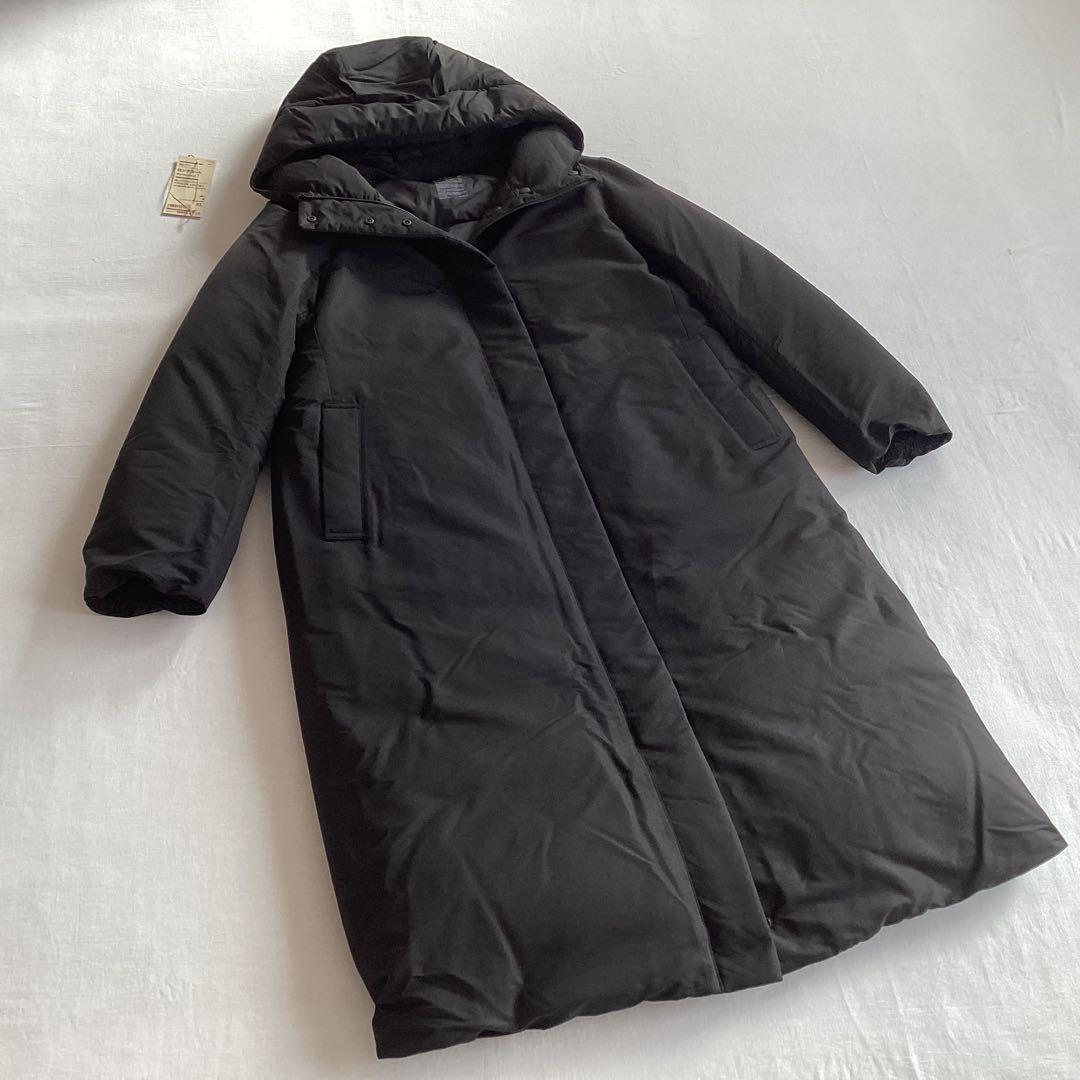 無印良品　撥水ダウンロングコート　婦人　XL サイズ　黒　MUJI