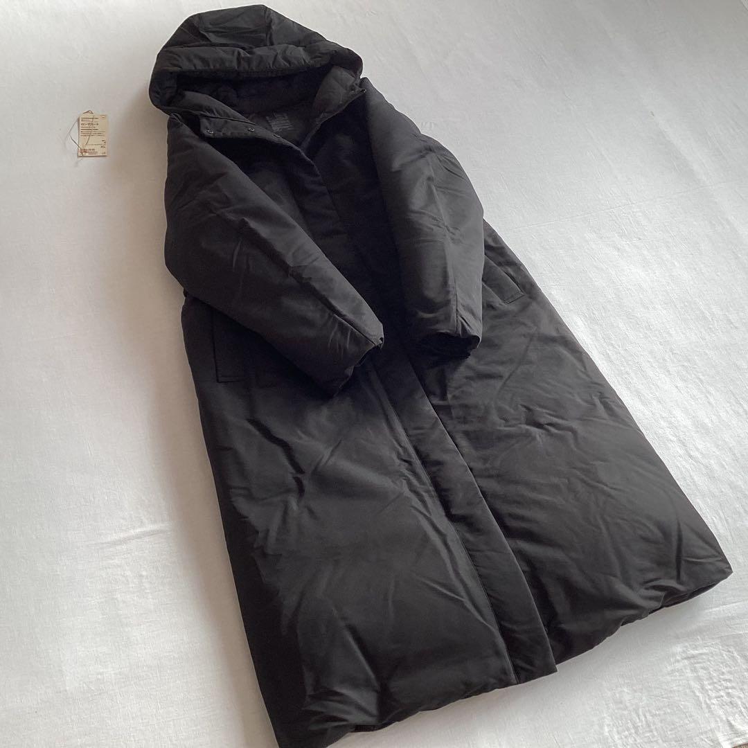 無印良品　撥水ダウンロングコート　婦人　XL サイズ　黒　MUJI
