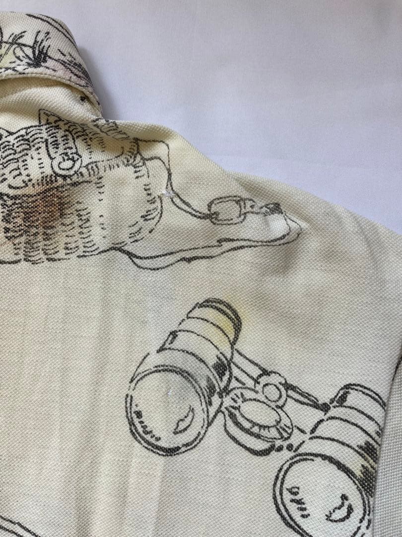 レア! 90s POLO Ralph Lauren フィッシング柄 ポロシャツ