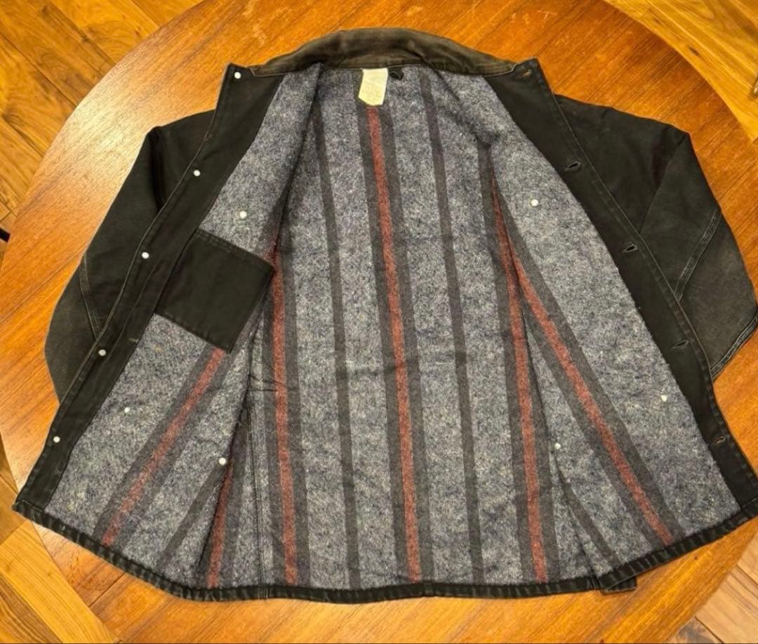 D*b様 90s 星タグ カーハート チョアコート 42 ブラック スミクロ