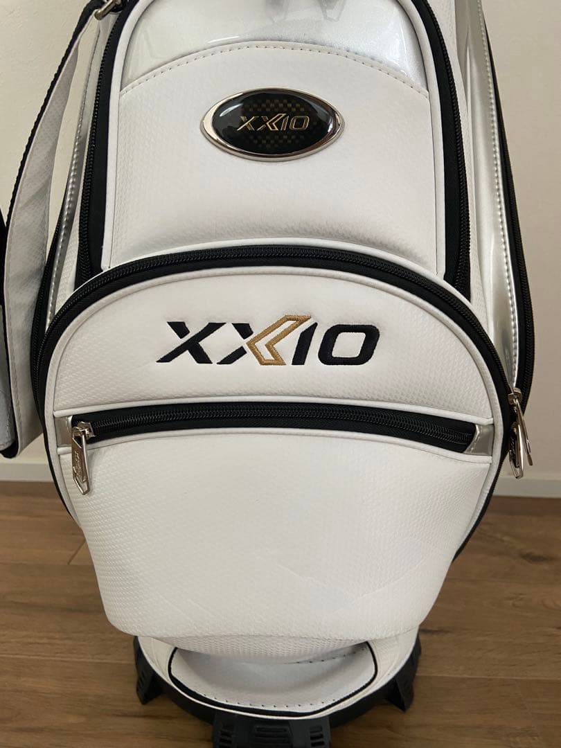 XXIO キャディバッグ ホワイト　ゴルフ　ゴルフバック　ゴルフバッグ