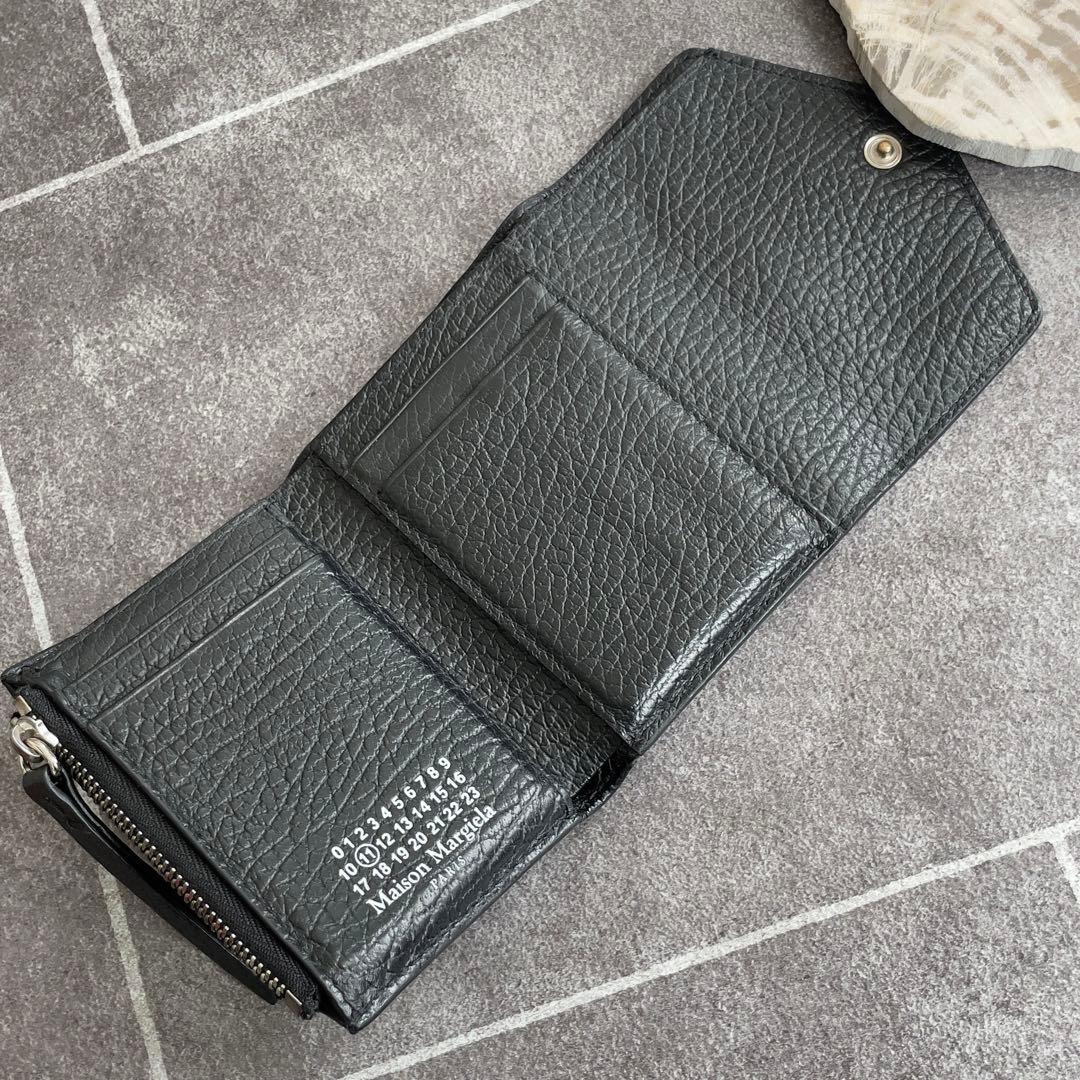 Maison Margiela メゾンマルジェラ ３つ折財布ウォレット ブラック