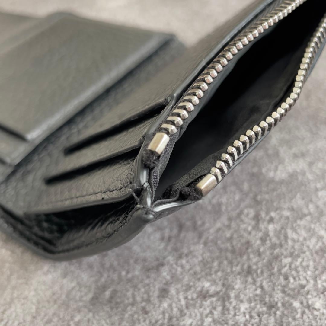 Maison Margiela メゾンマルジェラ ３つ折財布ウォレット ブラック