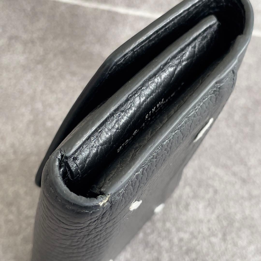 Maison Margiela メゾンマルジェラ ３つ折財布ウォレット ブラック