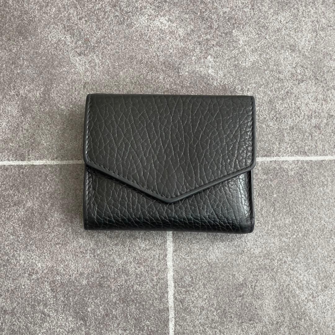Maison Margiela メゾンマルジェラ ３つ折財布ウォレット ブラック
