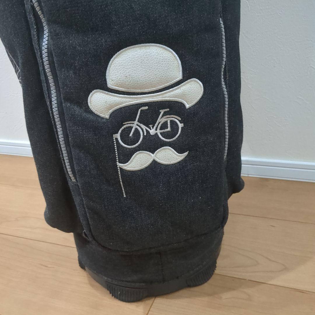 マッキーSheriff　デニムキャディバッグ、メンズ、レディース兼用、美品