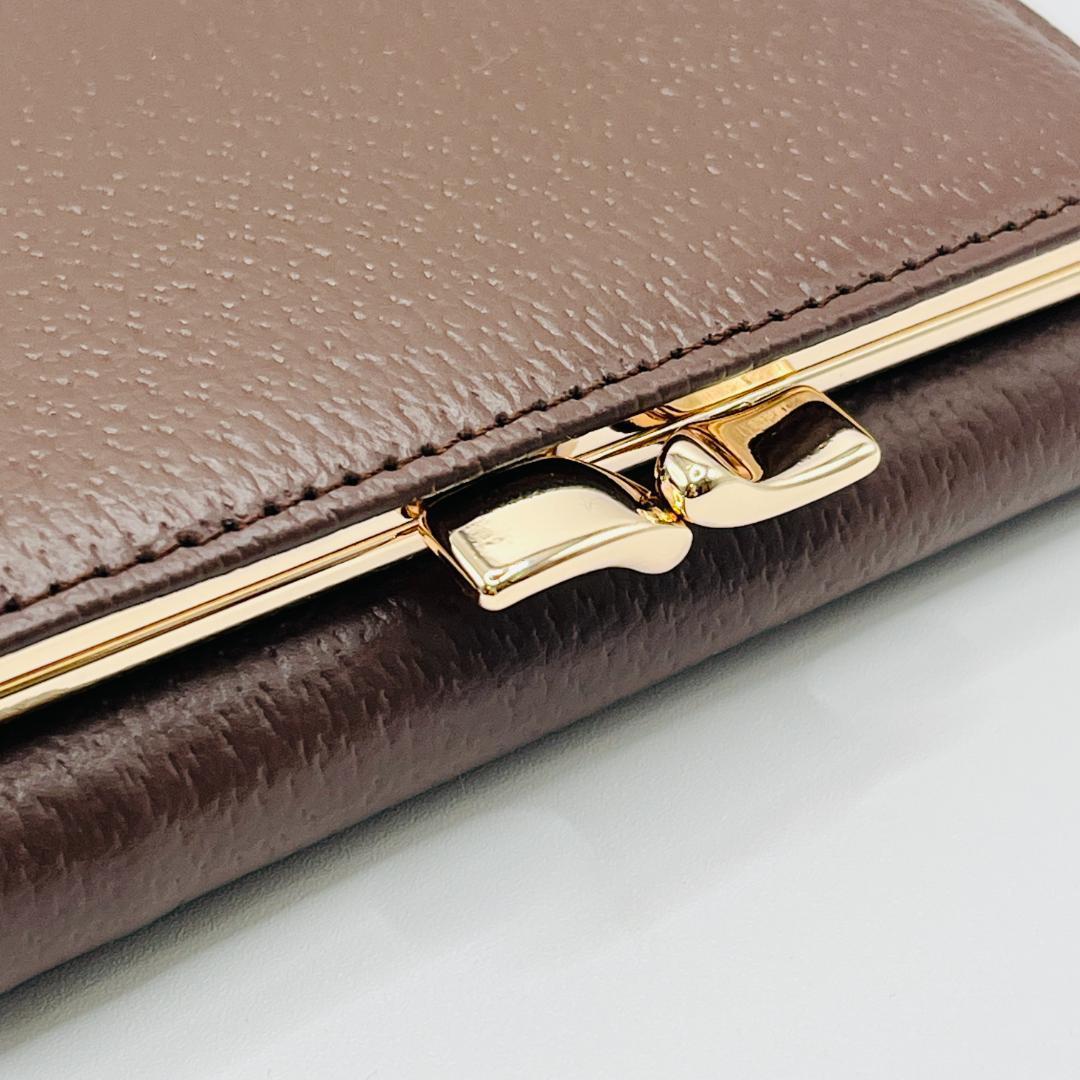 大人気 Vivienne Westwood 特価 がま口 定番 折財布 茶 人気