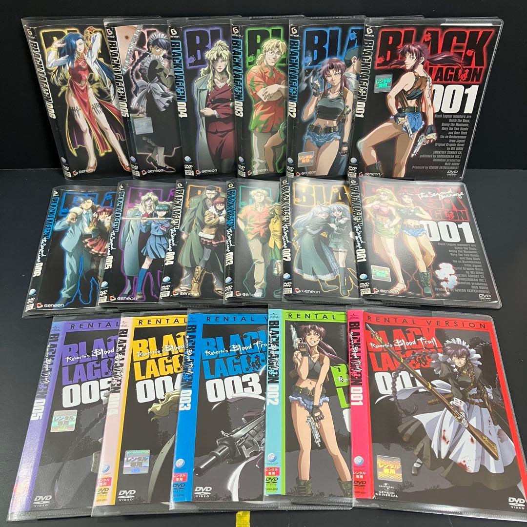 ♣︎ソフトケース収納♣︎ ブラックラグーン 1期+2期+OVA レンタルDVD
