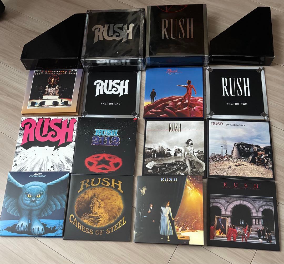 ラッシュRUSH　SECTOR 1+2 10CD+2DVD BOX SET 廃盤