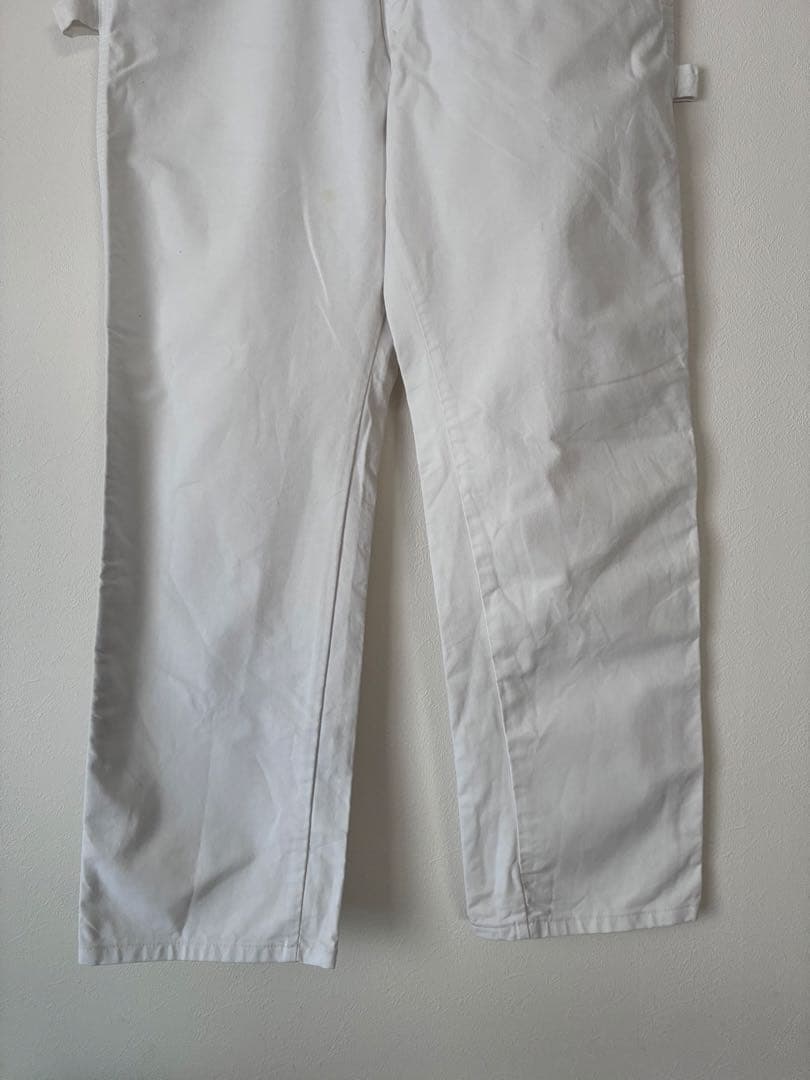 Dickies ペインターパンツ　ワークパンツ　ホワイト　ストレート