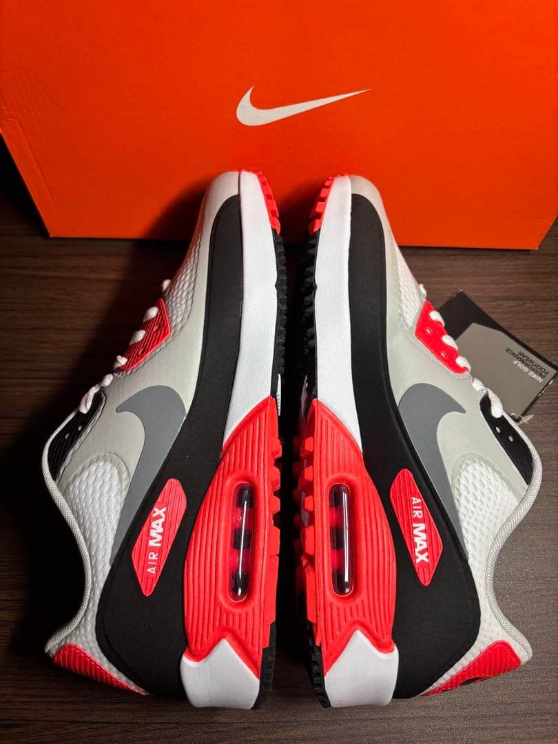 ナイキ エアマックス 90 ゴルフ インフラレッド　ほぼ未使用size25.5㎝