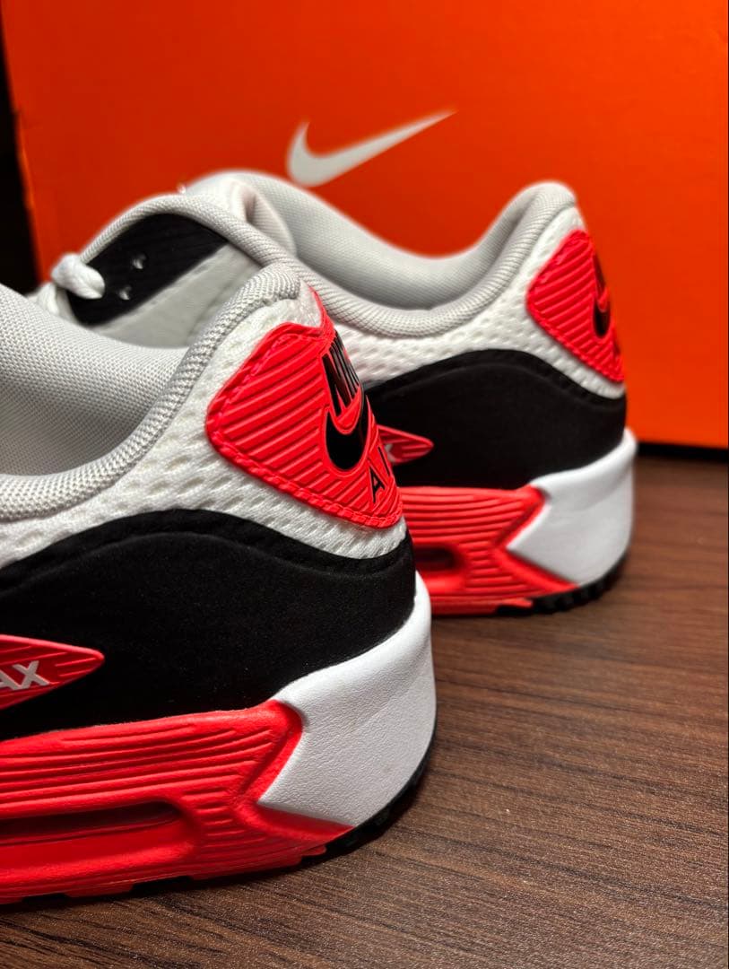 ナイキ エアマックス 90 ゴルフ インフラレッド　ほぼ未使用size25.5㎝