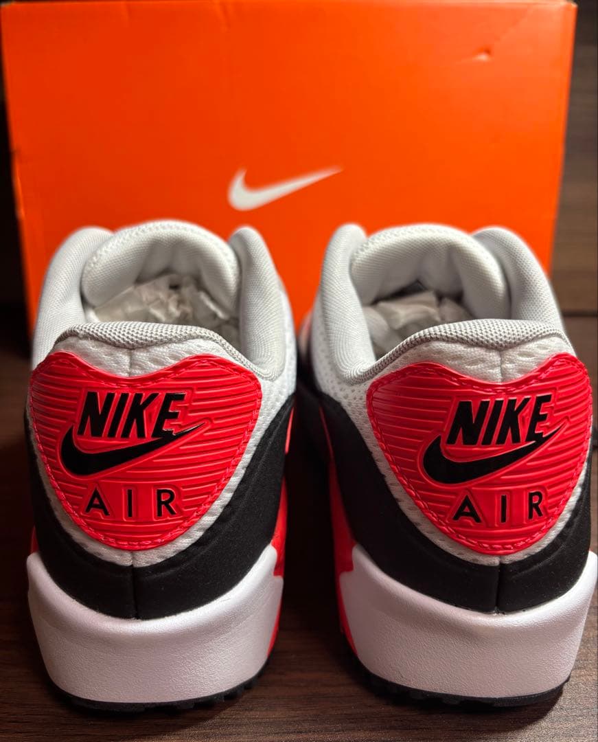 ナイキ エアマックス 90 ゴルフ インフラレッド　ほぼ未使用size25.5㎝