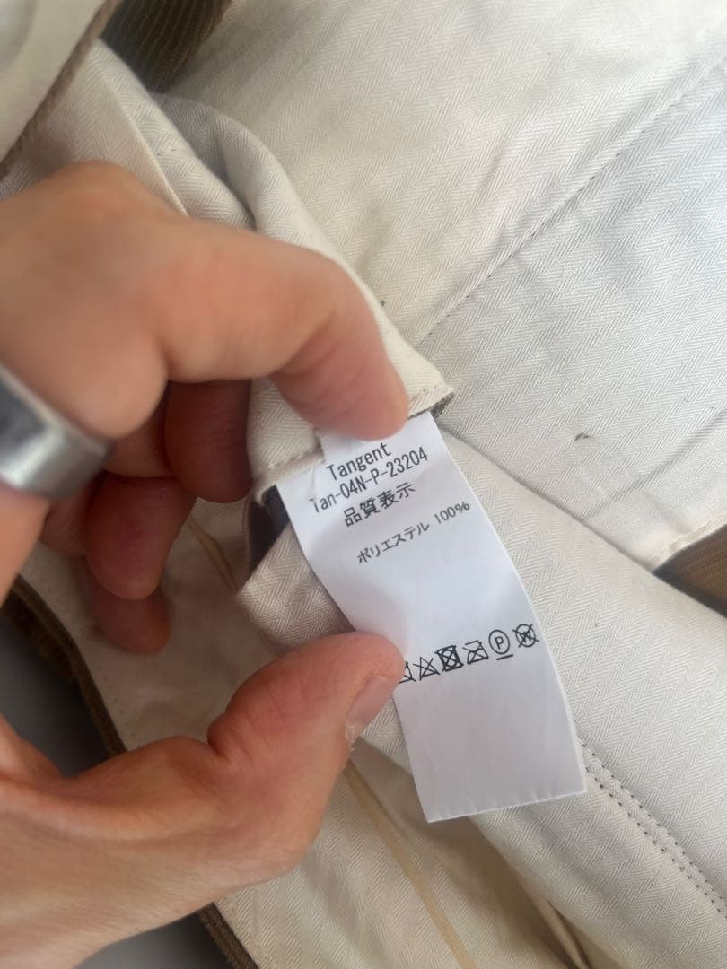 【美品】Tangent コーデュロイ スラックス Charles ブラウン 46