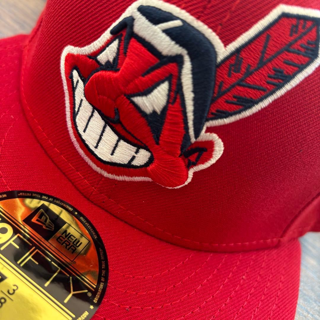 ツ*ー様 【12月SALE】廃盤　インディアンズ キャップ　MLB