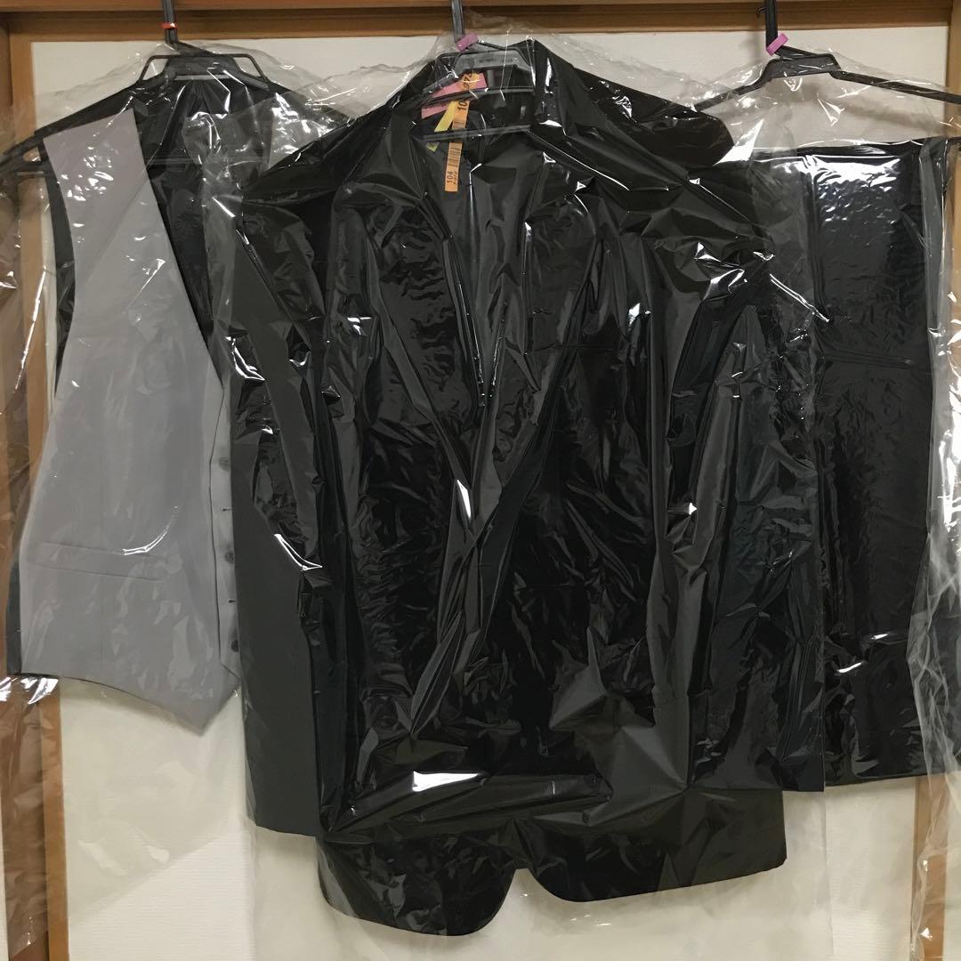 DURBAN ダーバン メンズ スーツ ベスト　　上下3点セット 【名前記載】