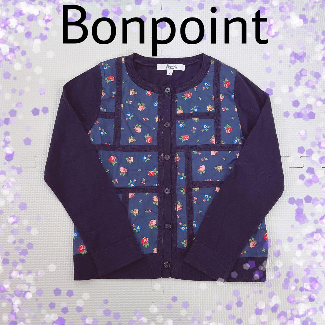 アナスイミニ❤️ドレス❤️ワンピ❤️ボンポワン ❤️花柄❤️ネイビー❤️花❤️ミキハウス❤️