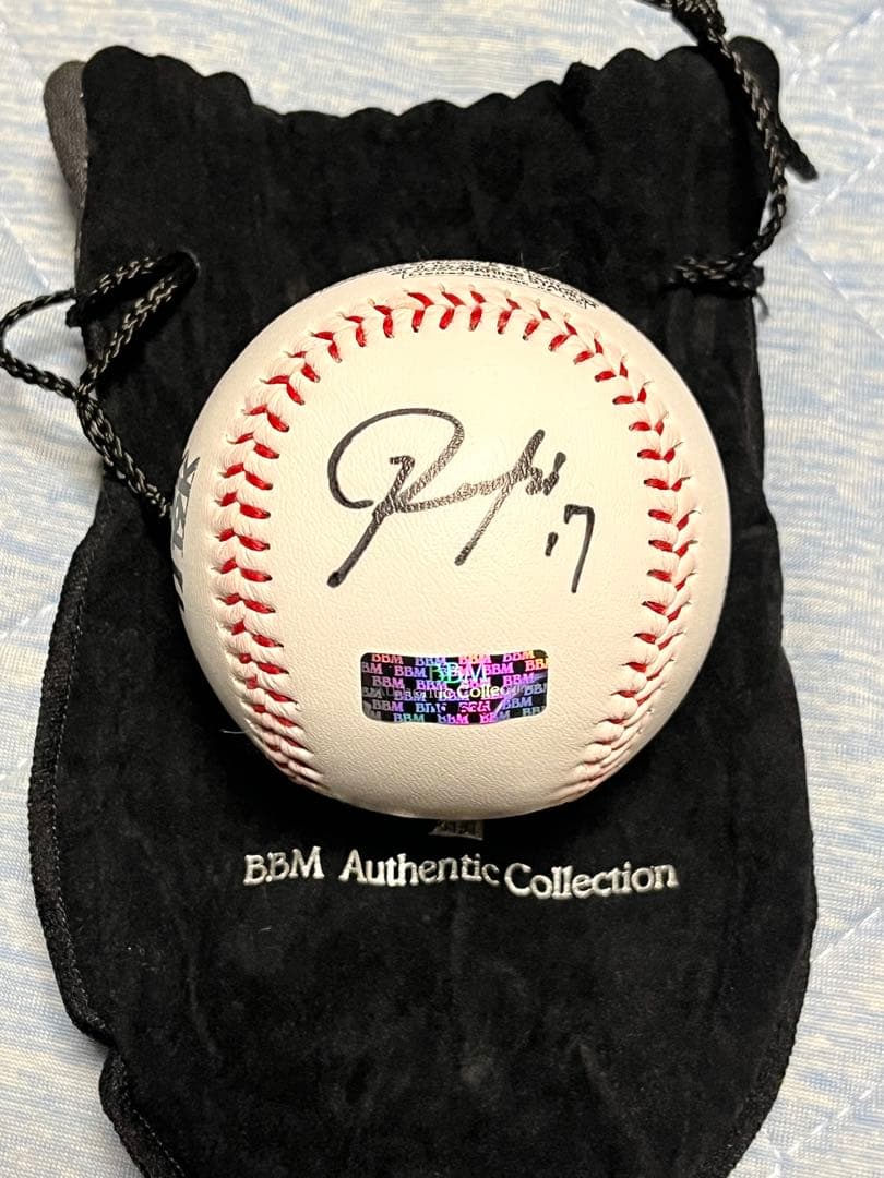 BBM 佐々木朗希 完全試合達成記念メモラビリア 直筆サインボール&カードセット